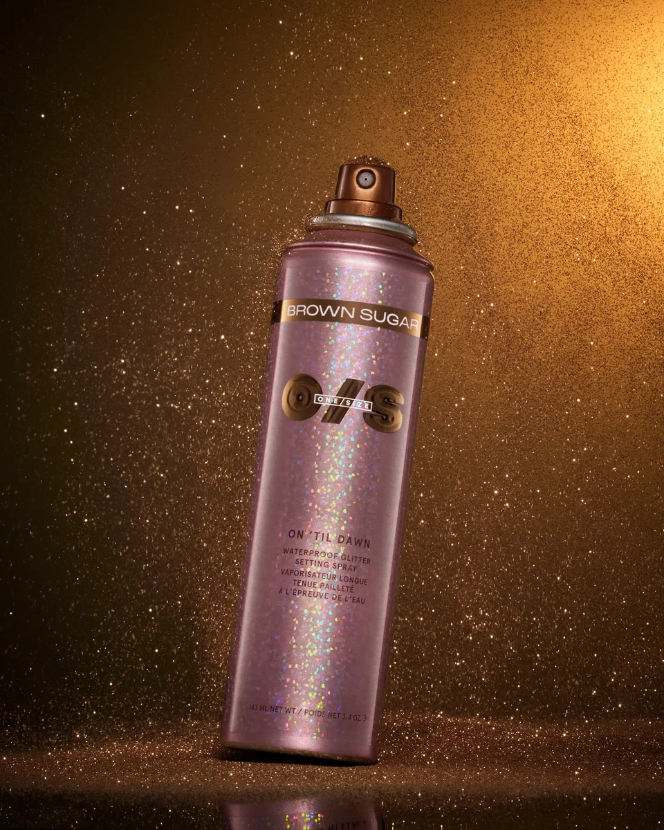 ONE/SIZE On ‘Til Dawn Waterproof Glitter Setting Spray Brown Sugar